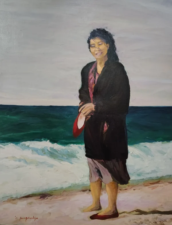 Sabina at "Cape Cod" beach