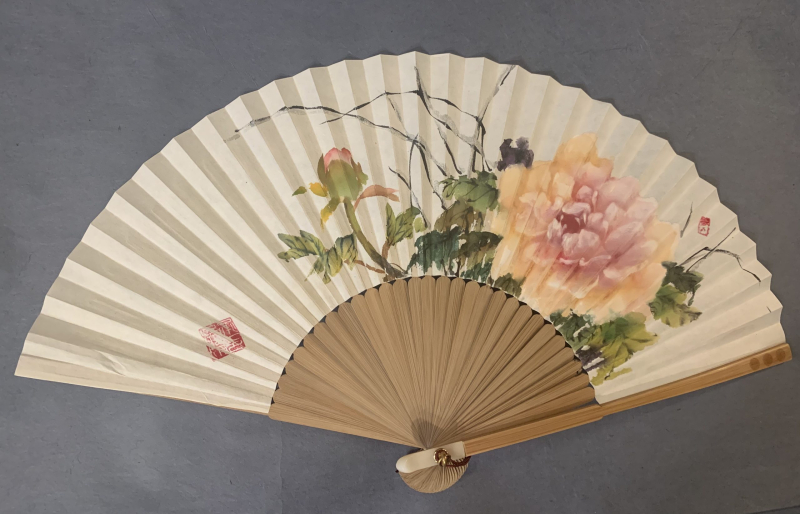 Fan 1- Peony